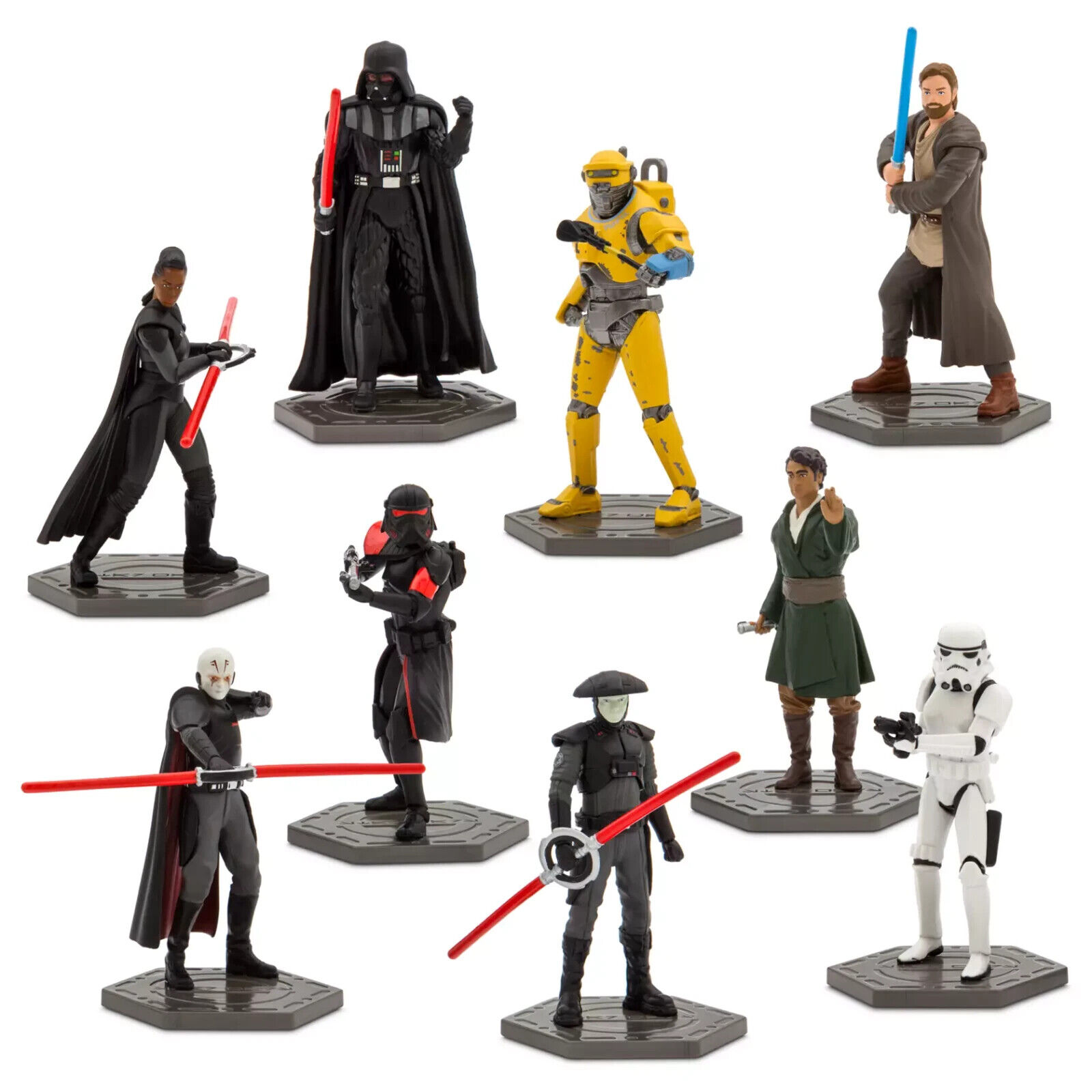 Star Wars: Obi-Wan Kenobi Deluxe Figure Play Set Disney Exclusive New