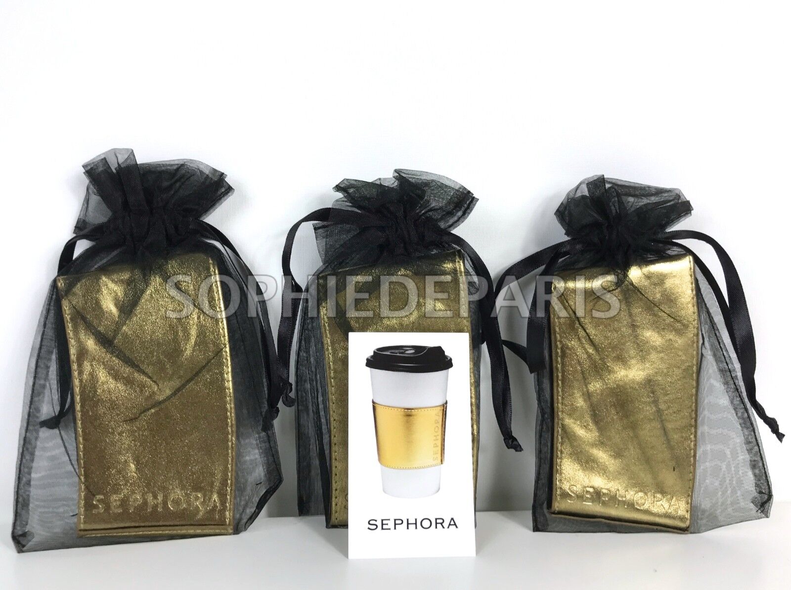Sephora NEW Vip Vib Tea Coffee Cup Hot Drink Mug Protector Sleeve Grip Starbucks
