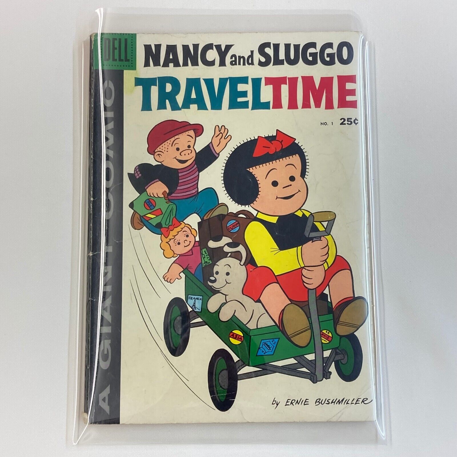 Dell Giant Nancy and Sluggo Travel Time Issue #1 1958