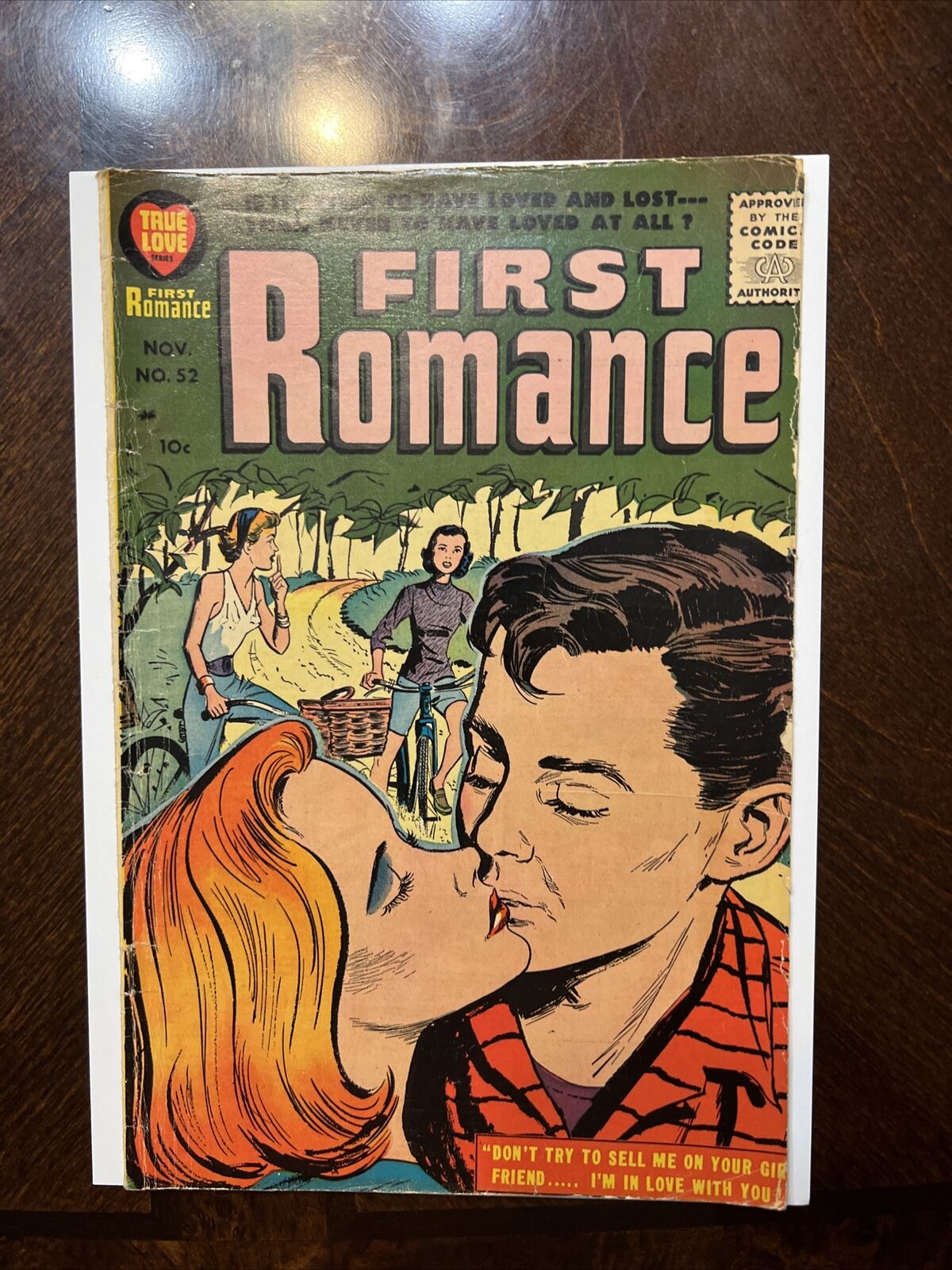 First Romance #52 Harvey Comics 1958 True Love Comic
