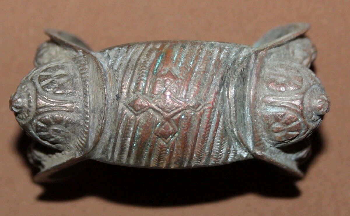 Antique Greek Orthodox bronze crusader fertility bracelet