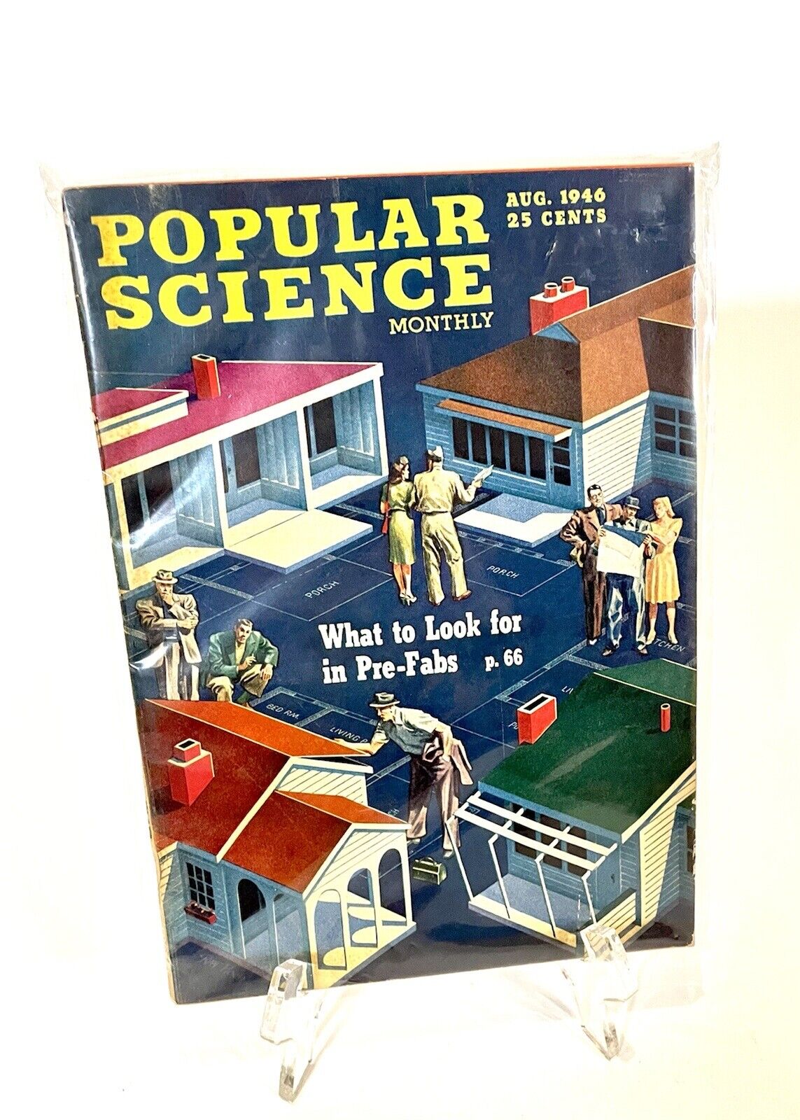 1946 Popular Science | Aug Issue | What To Look For In Pre-Fabs