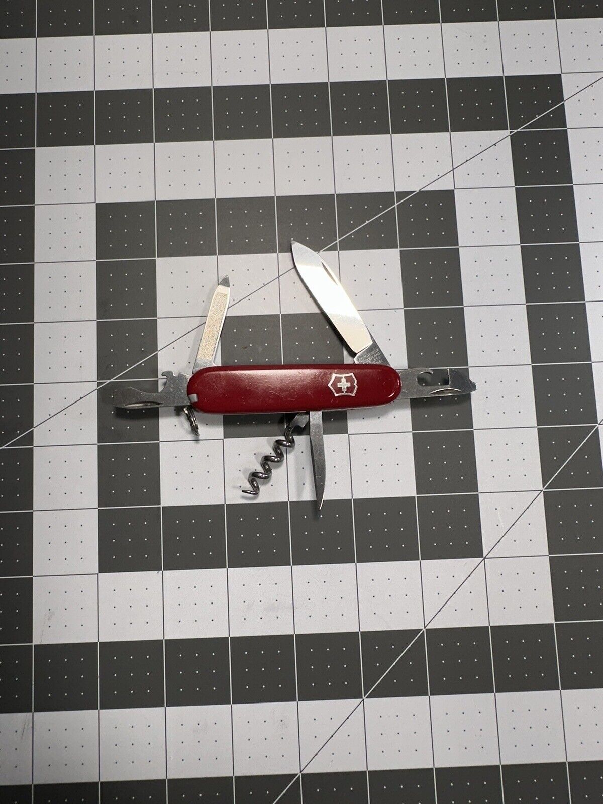 Victorinox Vintage Sportsman Swiss Army Pocket Knife Red 84mm Small 5944
