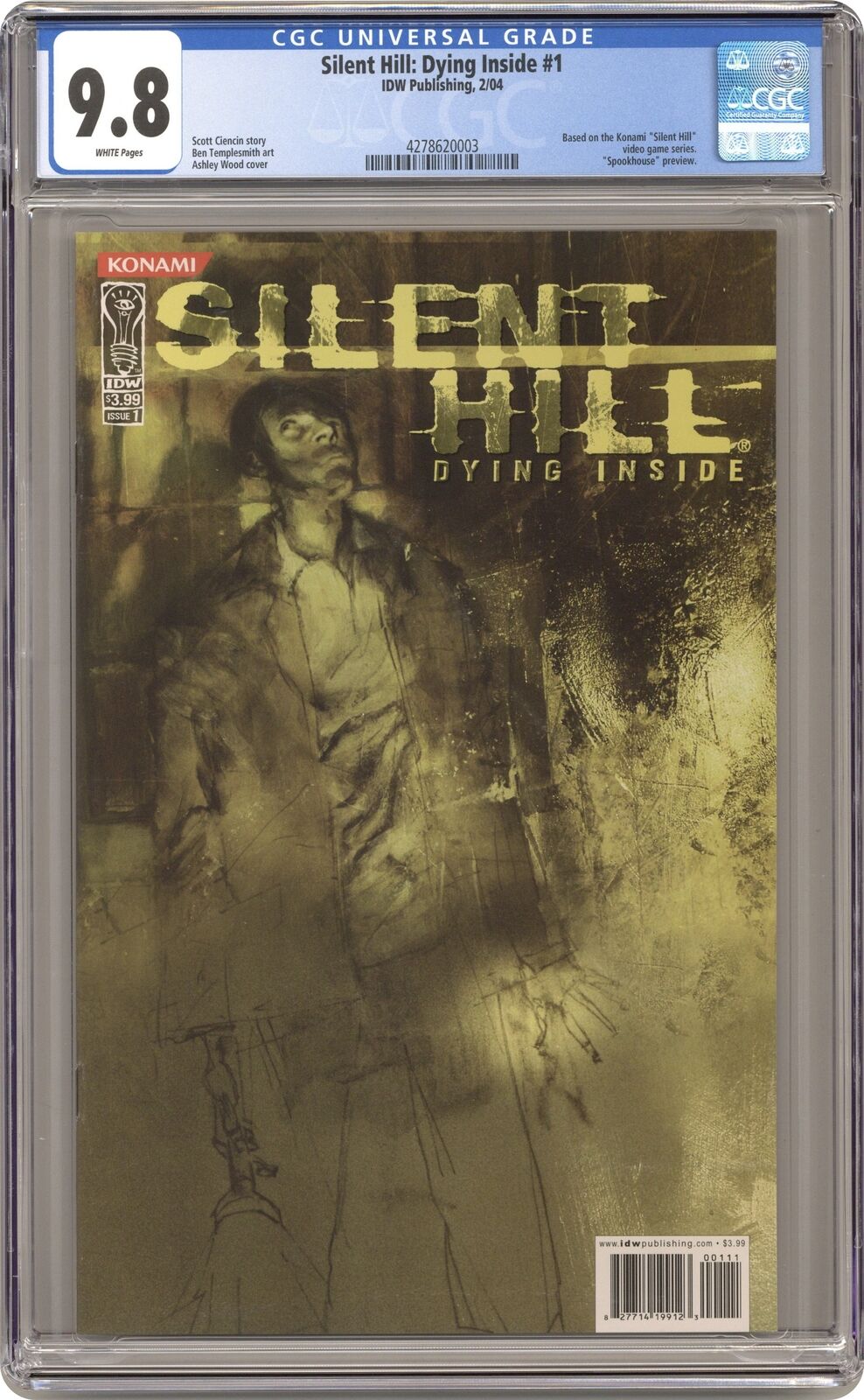 Silent Hill Dying Inside 1A CGC 9.8 2004 4278620003