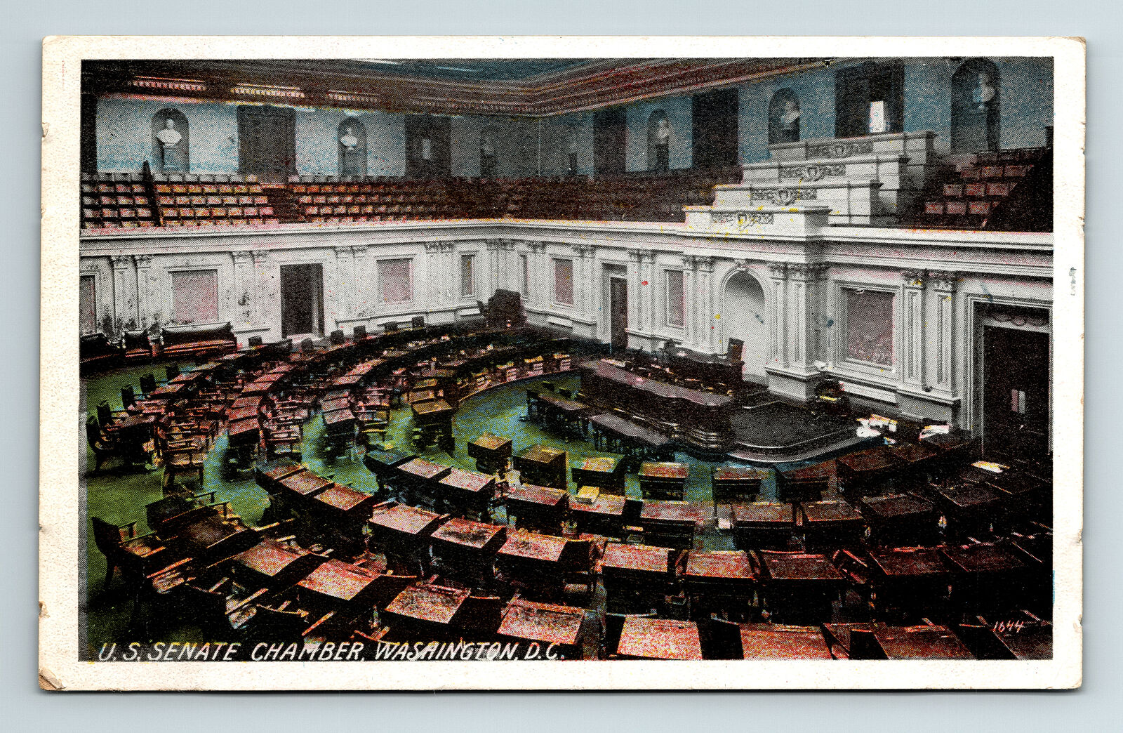 c1926 DB Postcard District of Columbia US Senate Chamber