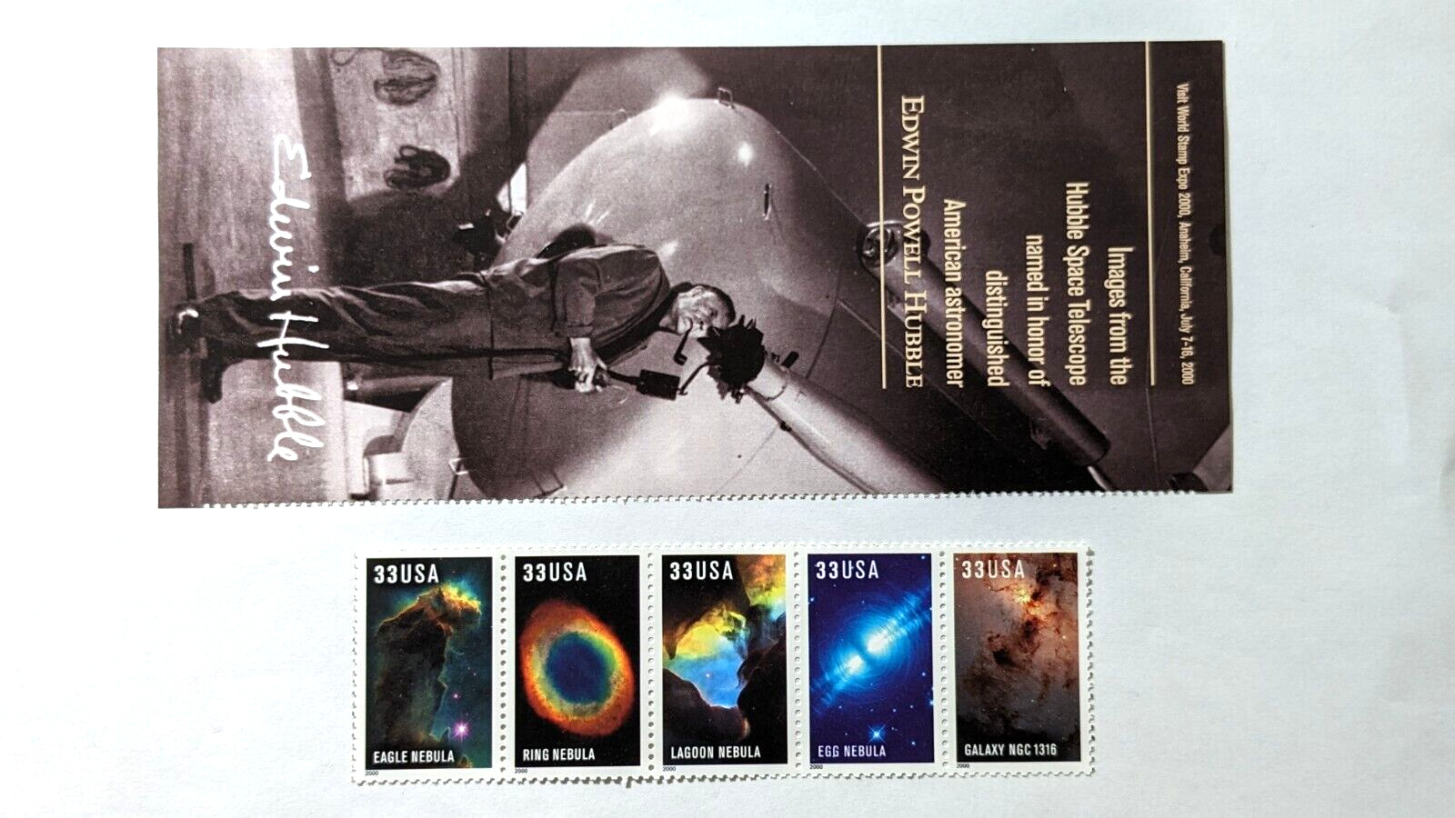 Set of 33 cent Hubble Telescope Stamps (SC 3384-88) - MNH