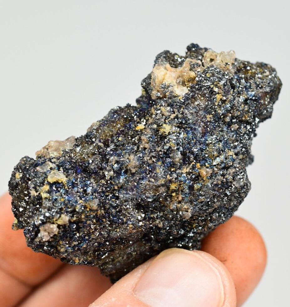 Quartz with Iridescent Hematite - Pea Ridge Mine, Washington Co. Missouri