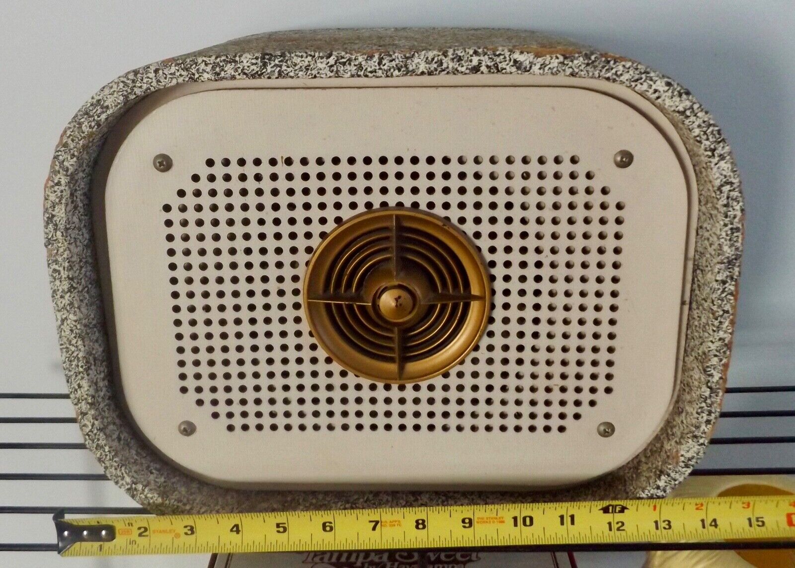 Vintage Electro-Voice Speaker MC-8 8” Two-way 24W 8 Ohms In MCM Cabinet 60s USA