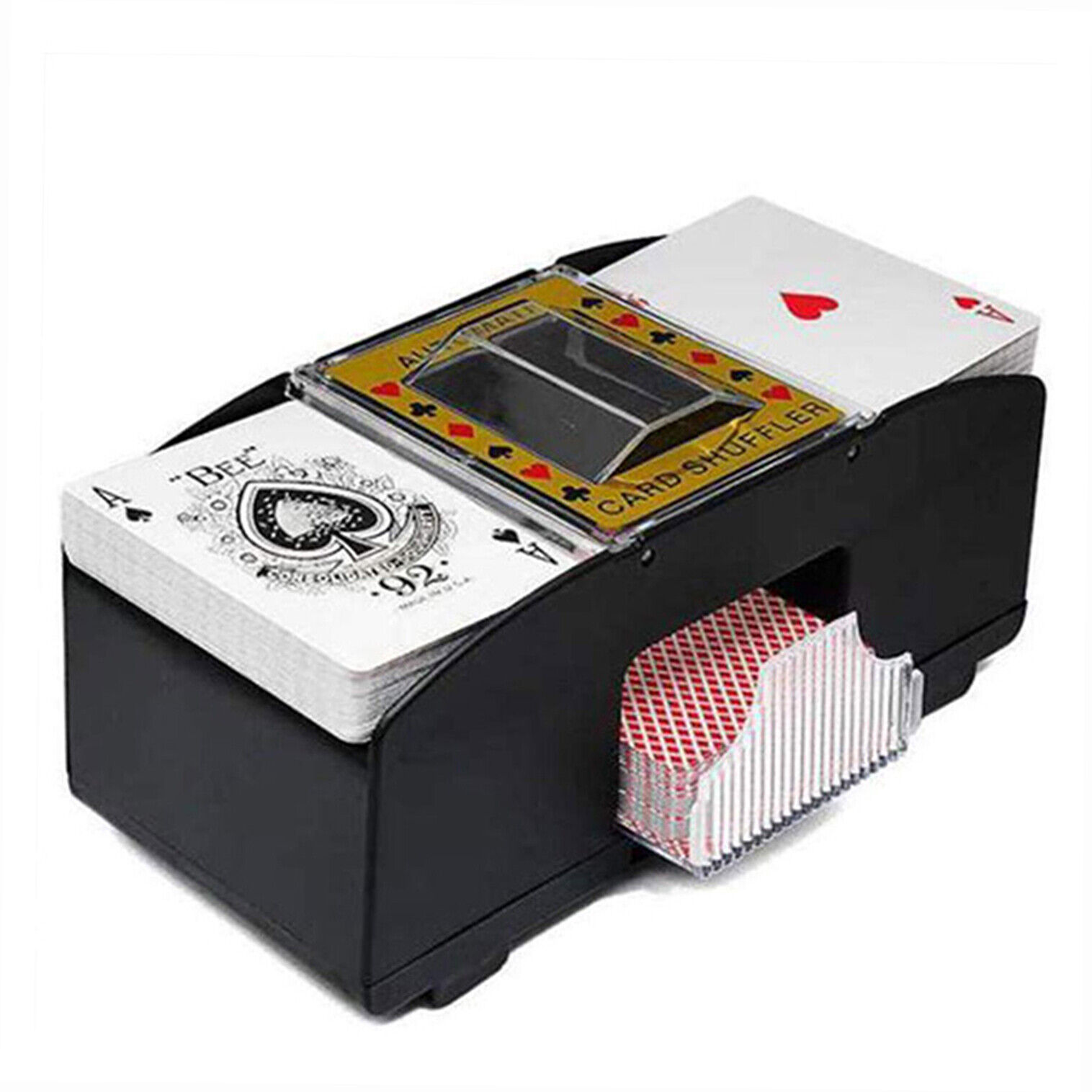 2 Decks Automatic  Shuffler Automatic Playing Cards Shuffler Mixer G0B0
