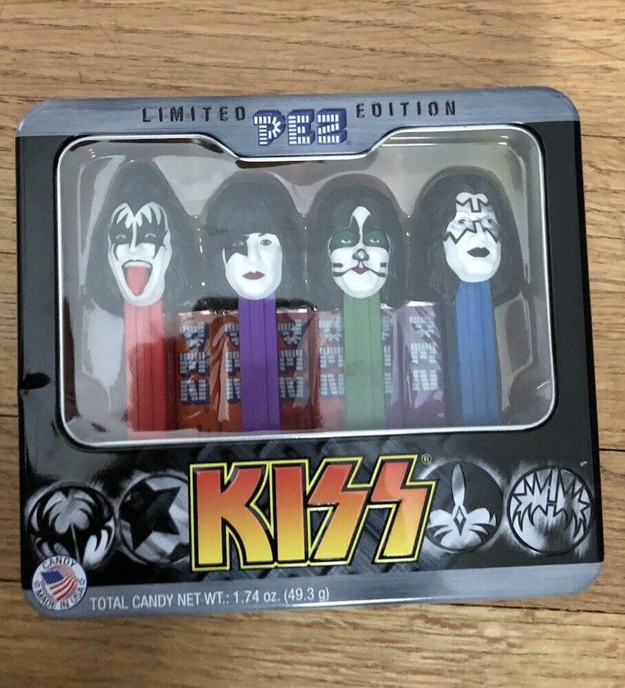 Kiss Pez Candy Dispensers Limited Edition New