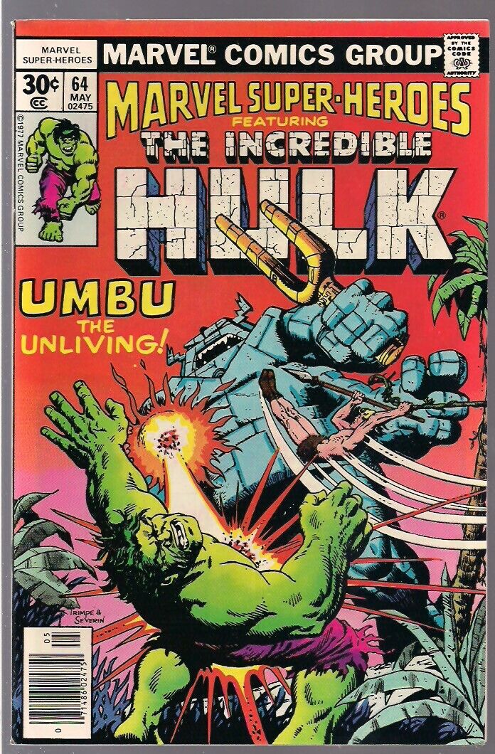 Marvel Comics Marvel Super-Heroes The Incredible Hulk #64 HIGH GRADE NM