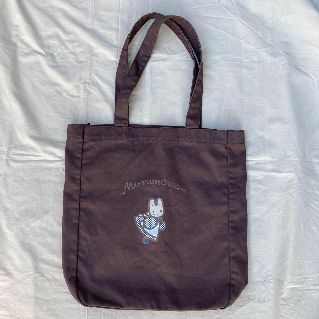 Maron Cream Tote Bag Collaboration Earth Music Ecology Brown from japan