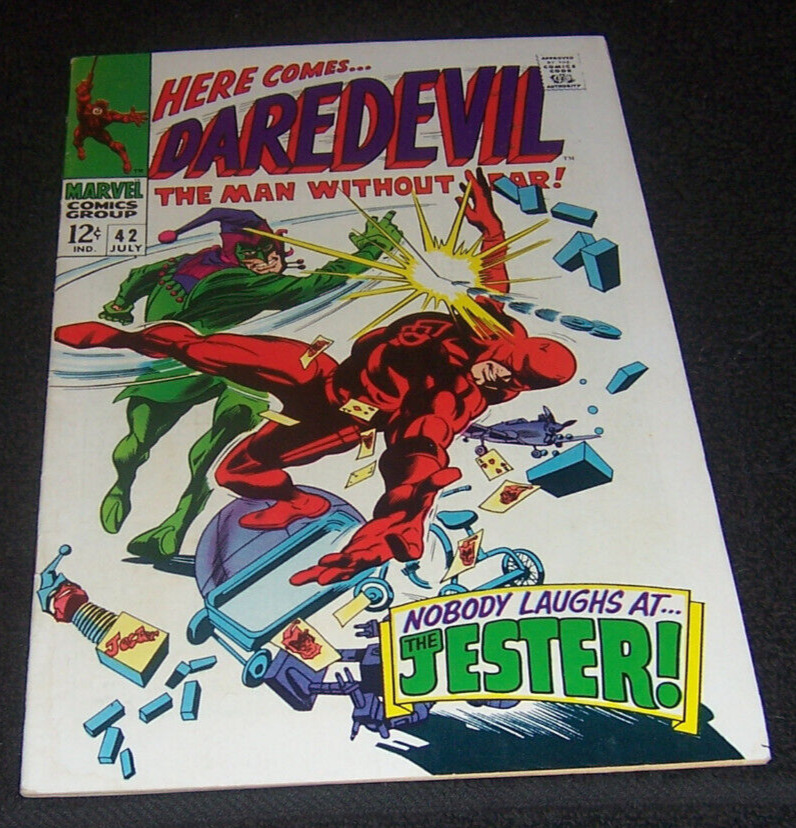 Daredevil # 42 -1968- 1st. Appearance Of The Jester -9.4 NM Near Mint