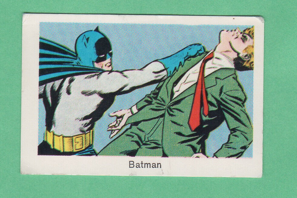 1966-68 Dutch Gum Card Batman Unnumbered Set 3   HTF