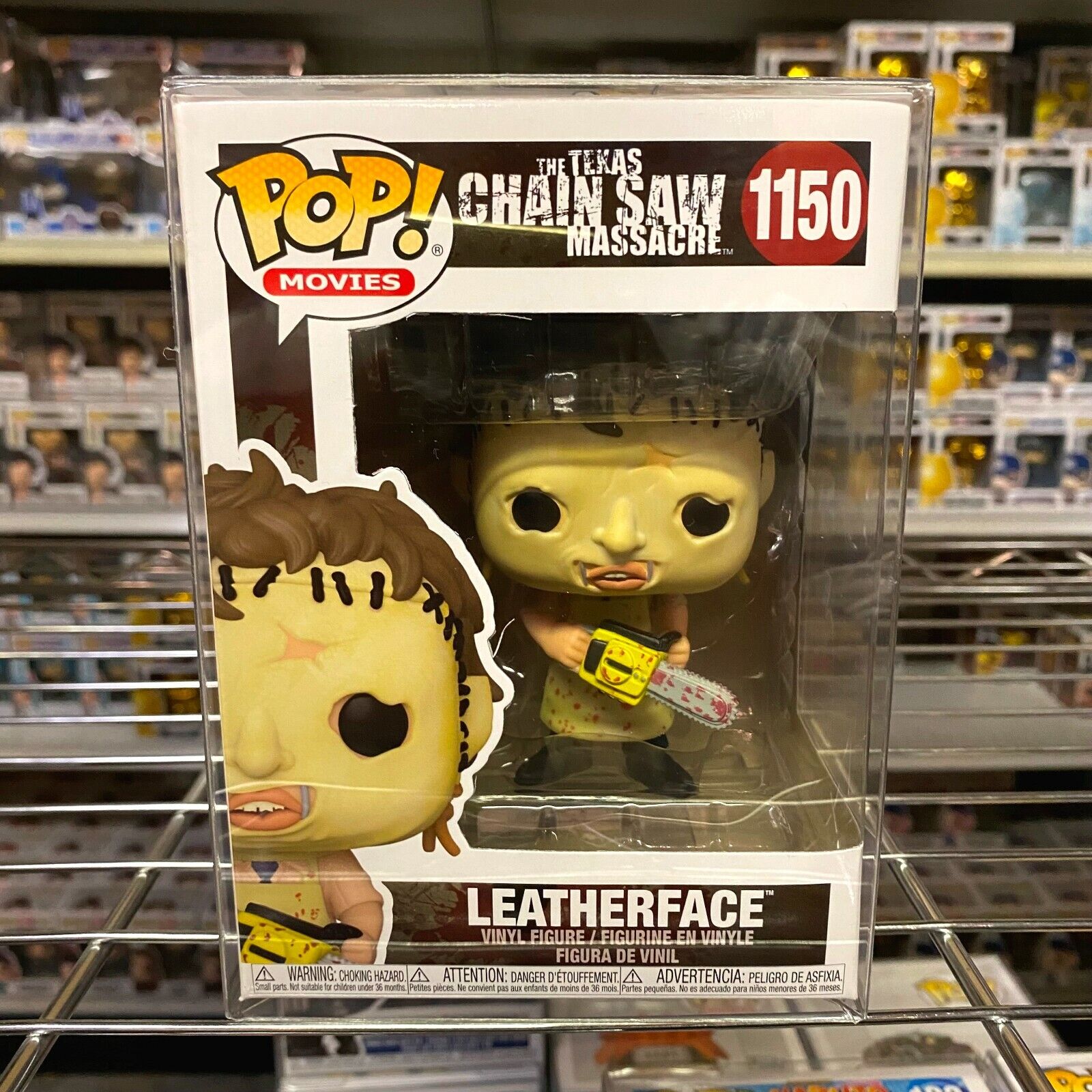 Funko Pop The Texas Chain Saw Massacre : Leatherface #1150 Vinyl w/Case \