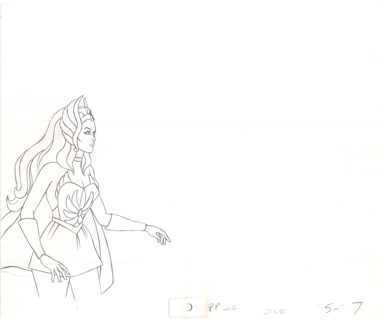 She-Ra Princess of Power Animation Production Drawing from Filmation 1980s 041