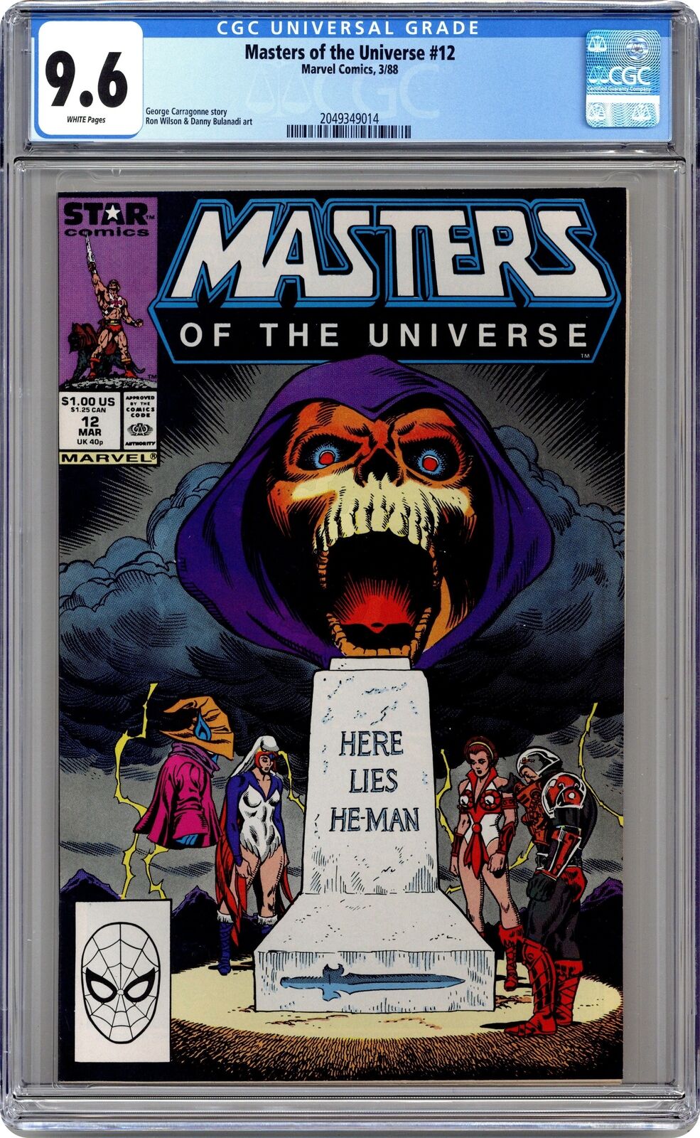 Masters of the Universe #12 CGC 9.6 1988 2049349014