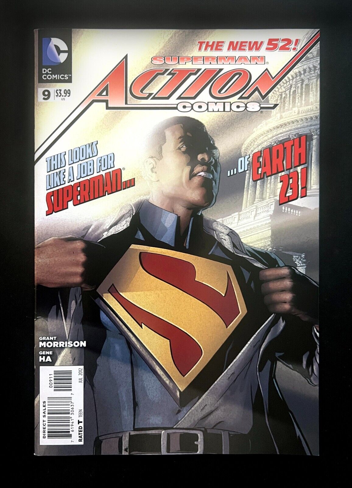 ACTION COMICS #9 Hi-Grade 1st Full Calvin Ellis as Superman New 52 DC 2012