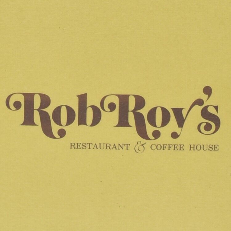 1980s Rob Roy\'s Restaurant Coffee House Menu  2322 2nd Ave Seattle Washington #1