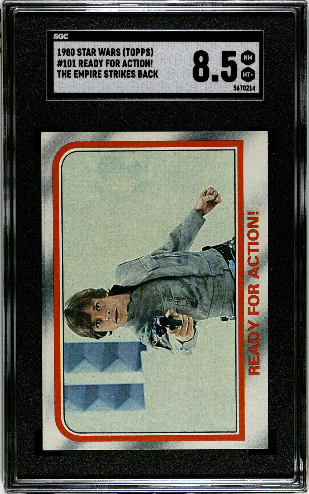 1980 Star Wars Topps #101 Ready for ActionThe Empire Strikes Back SGC 8.5 NM MT