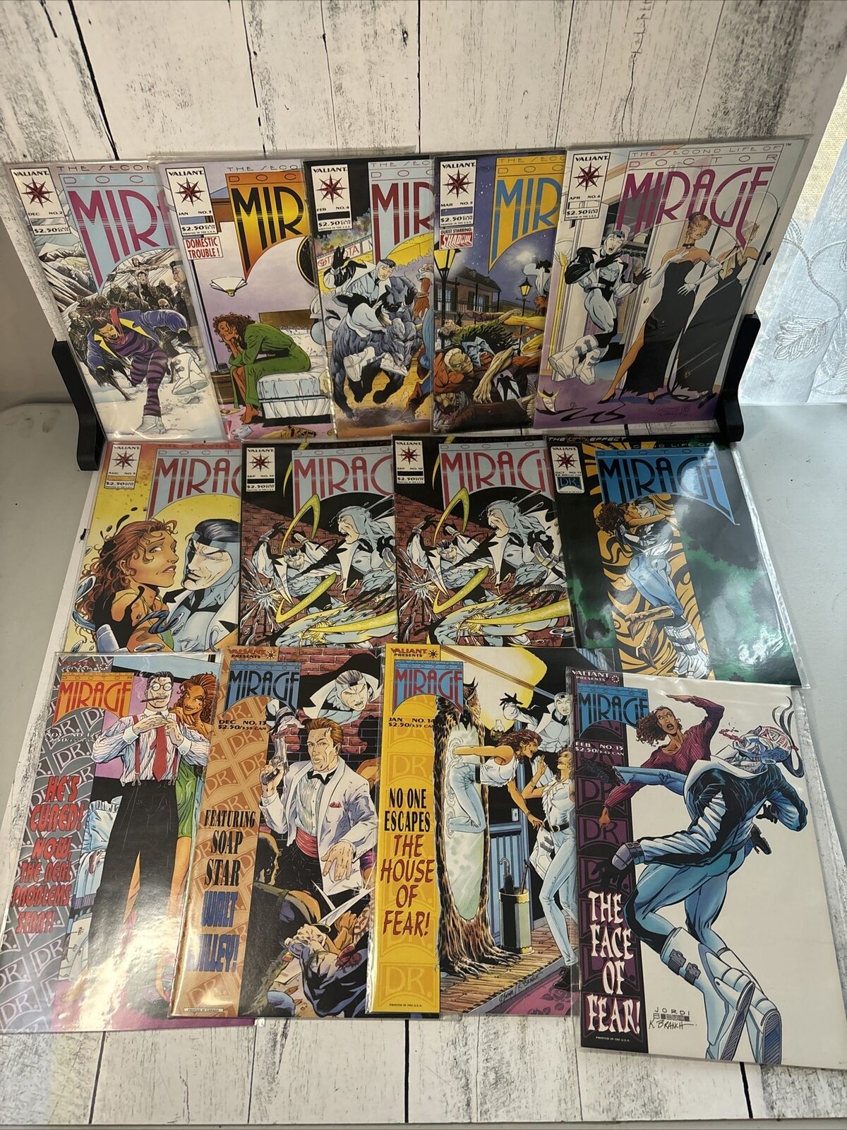The Second Life of Doctor Mirage Assorted 1993 Valiant Comics Lot of 13 Comics