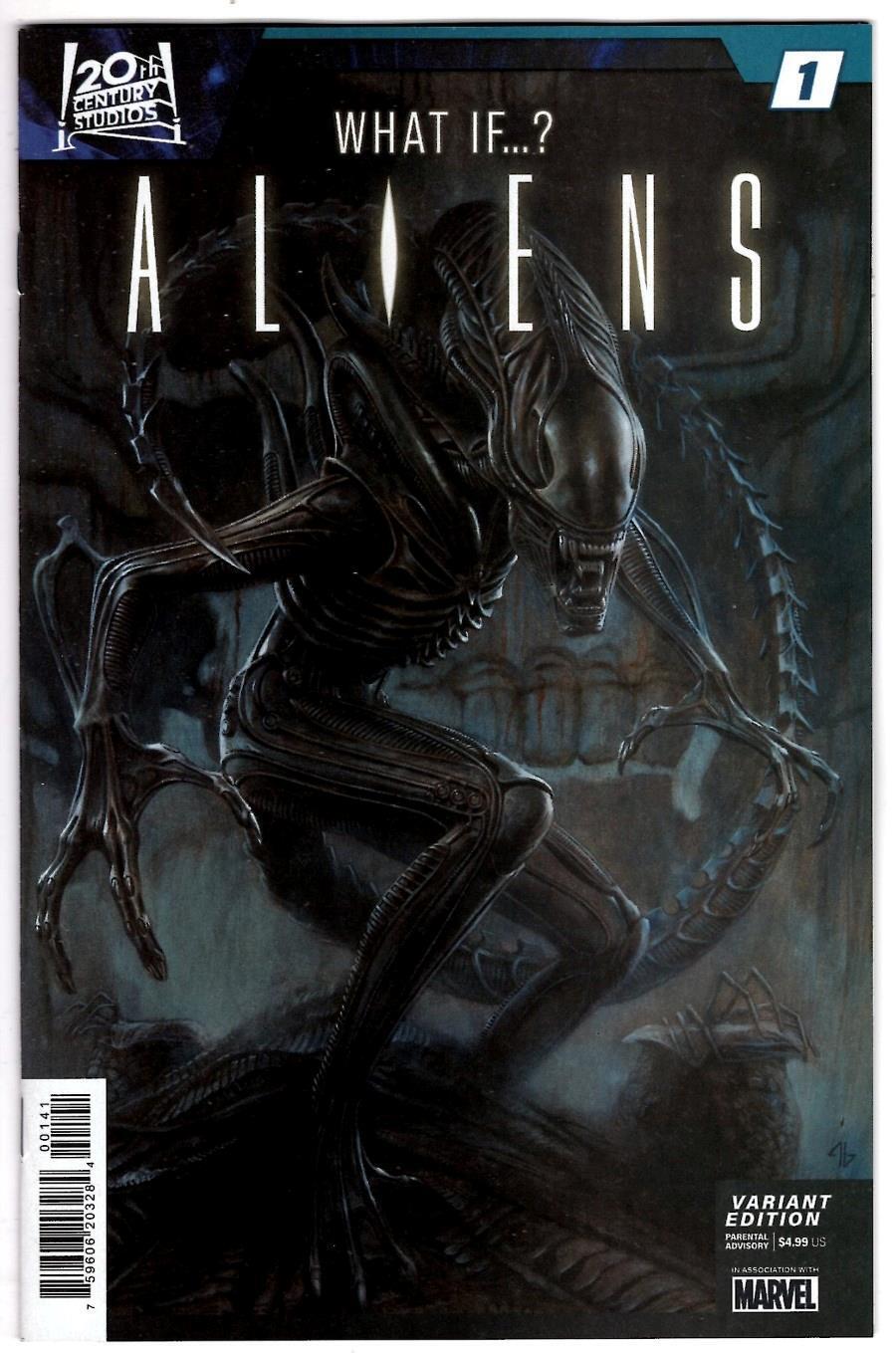 ALIENS WHAT IF #1 VARIANT ADI GRANOV MARVEL COMIC WHAT IF CARTER BURKE HAD LIVED