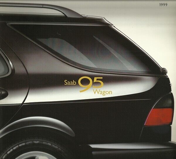 1999 SAAB 9-5 WAGON sales brochure catalog folder 99 US 95 SE V6
