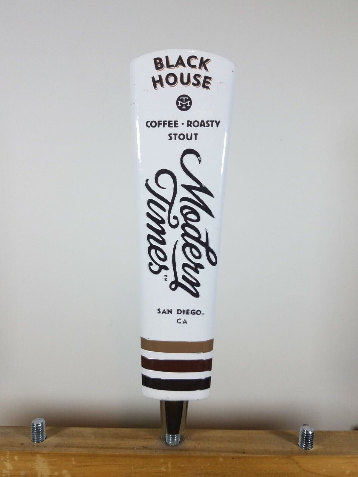 Modern Times  Black House Coffee Tap Handle