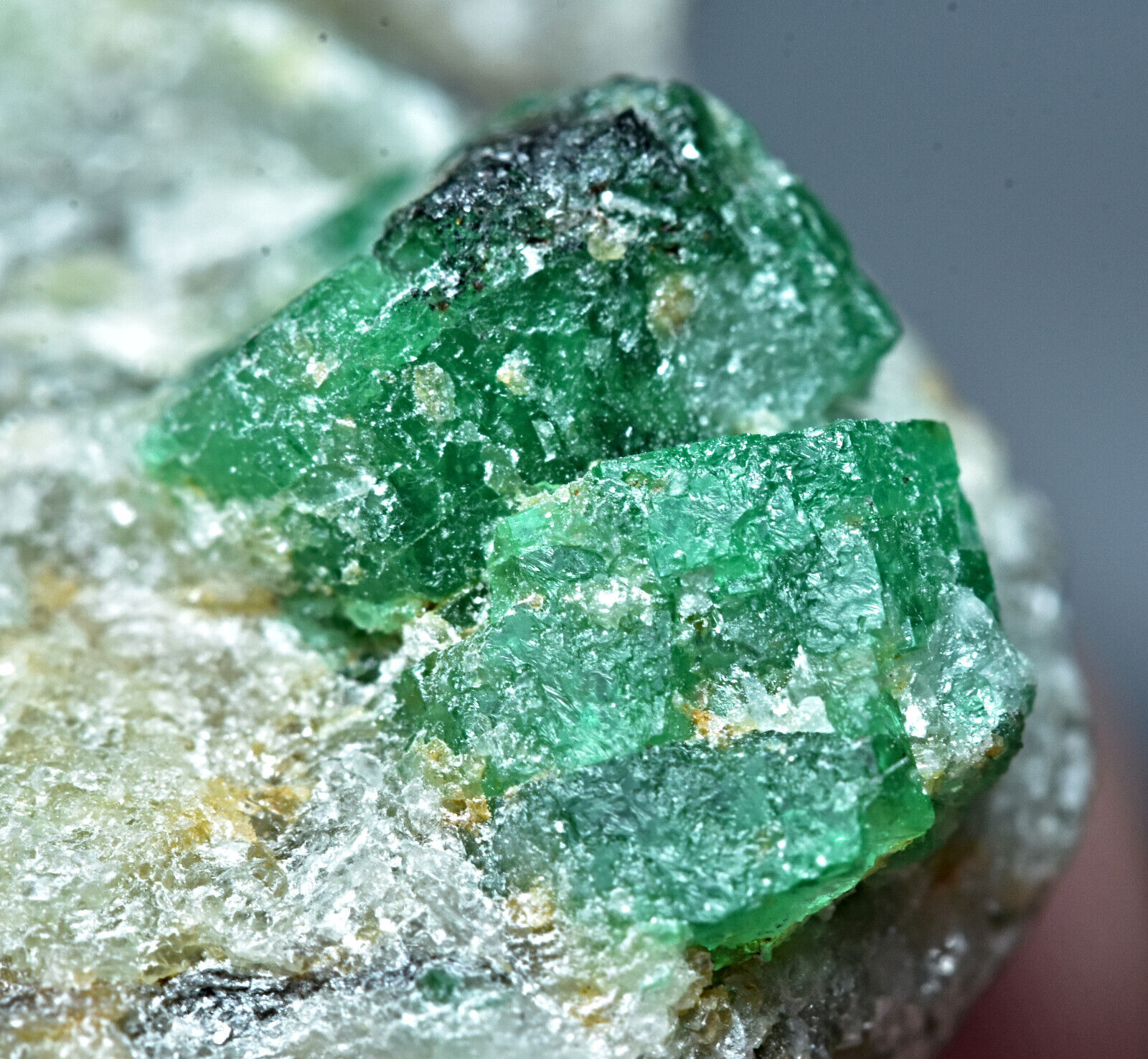 148 Gram Beautiful Natural Emerald Crystal On Matrix From Swat Pakistan