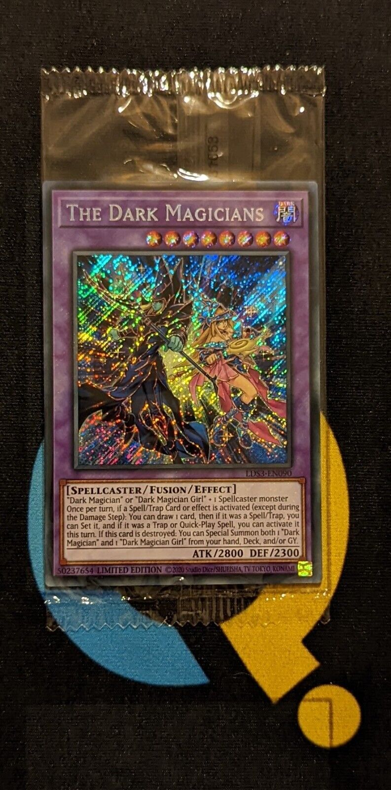 The Dark Magicians LDS3-EN090 - Secret Rare - Limited Edition - Sealed - YuGiOh