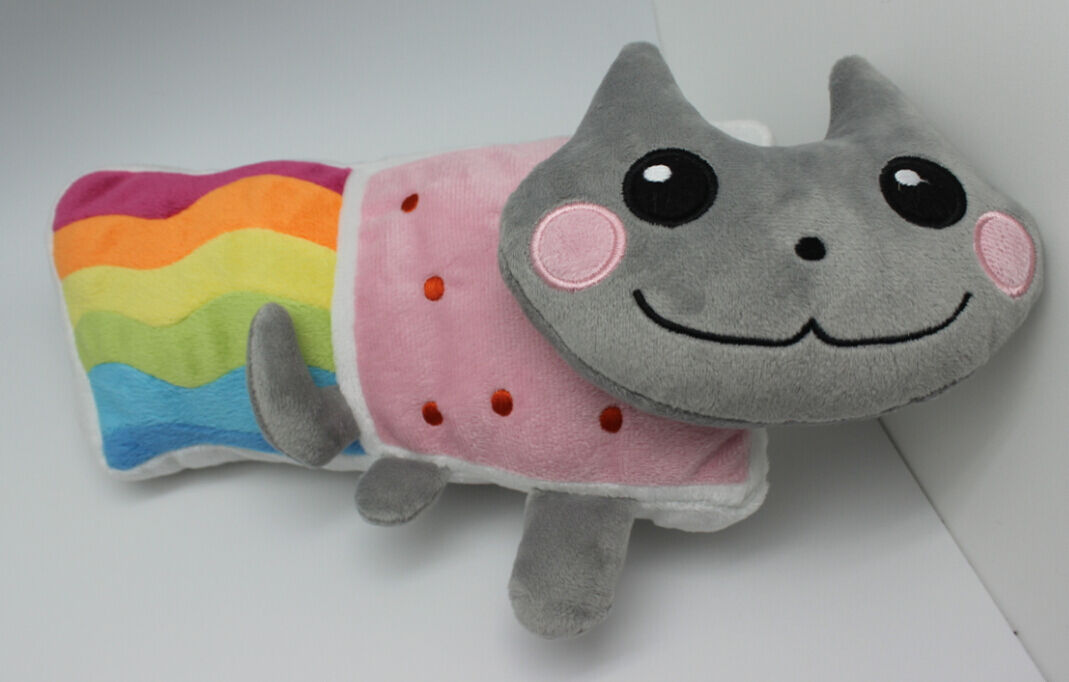 NEW Handmade Internet Meme Plush Nyan Cat 11 inches Toyh