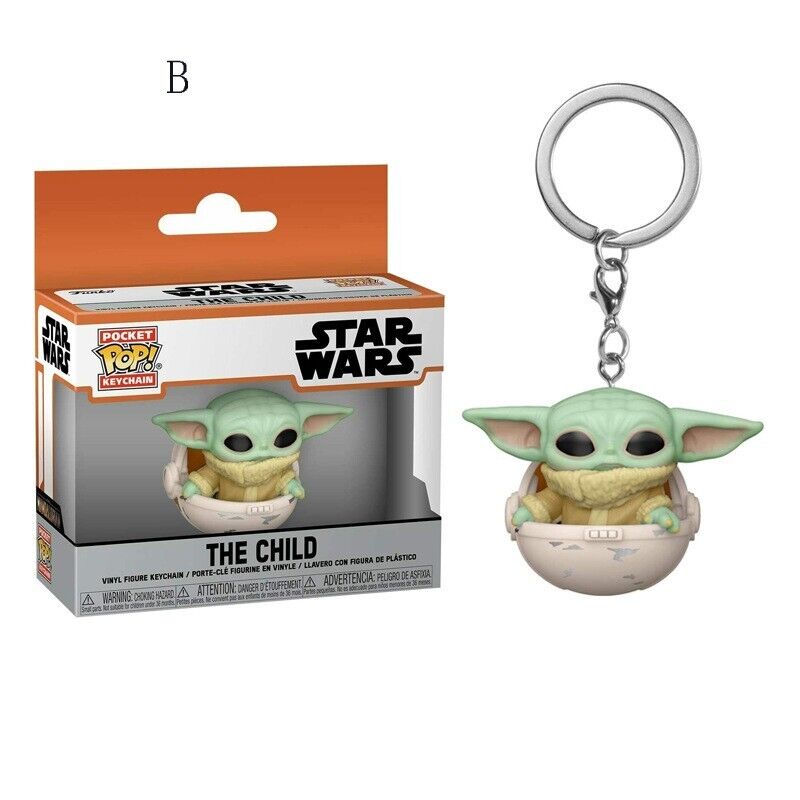 Funko Pop Baby Yoda the Child Grogu Star Wars Action Figure Keychain Toys