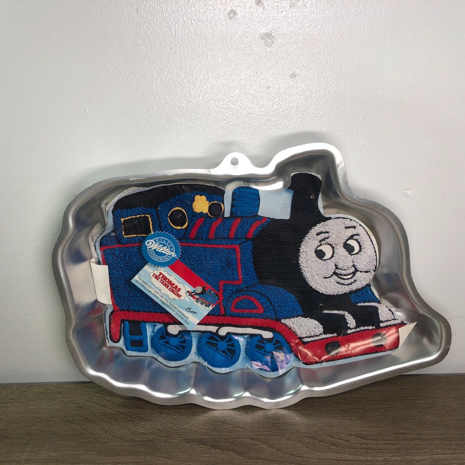 Thomas the Train Cake Pan Wilton Vintage 1994 Aluminum Baking Dish Mold Birthday