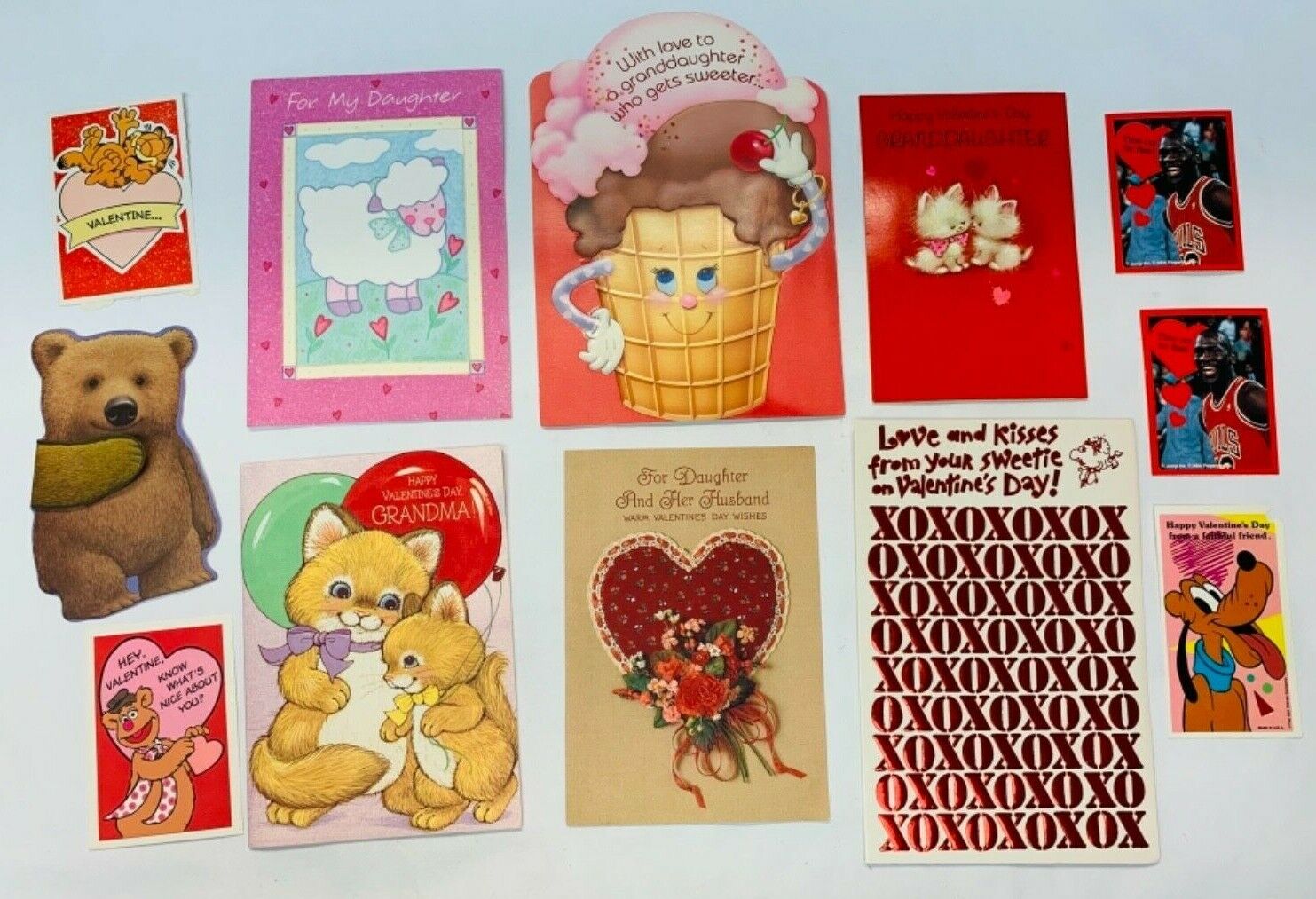Vintage Valentine\'s Day Card Lot Gibson American Greetings Ambassador Buzza 