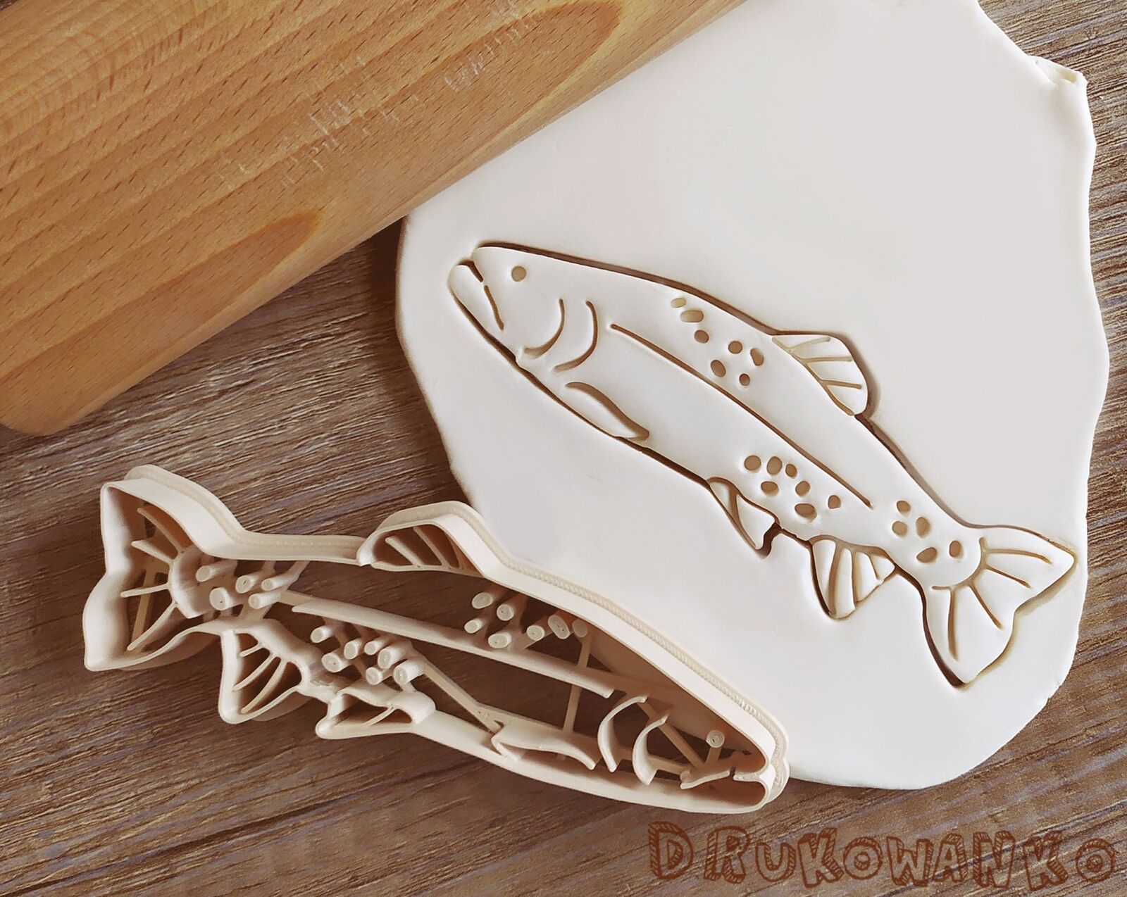 Fish No 3 Sea Water Cookie Cutter Pastry Fondant Dough Biscuit Animal Ocean