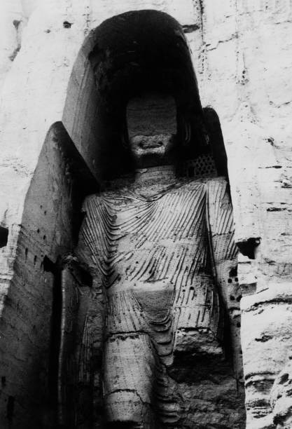 Asia Afghanistan The Buddhas Of Bamiyan 1941 OLD PHOTO