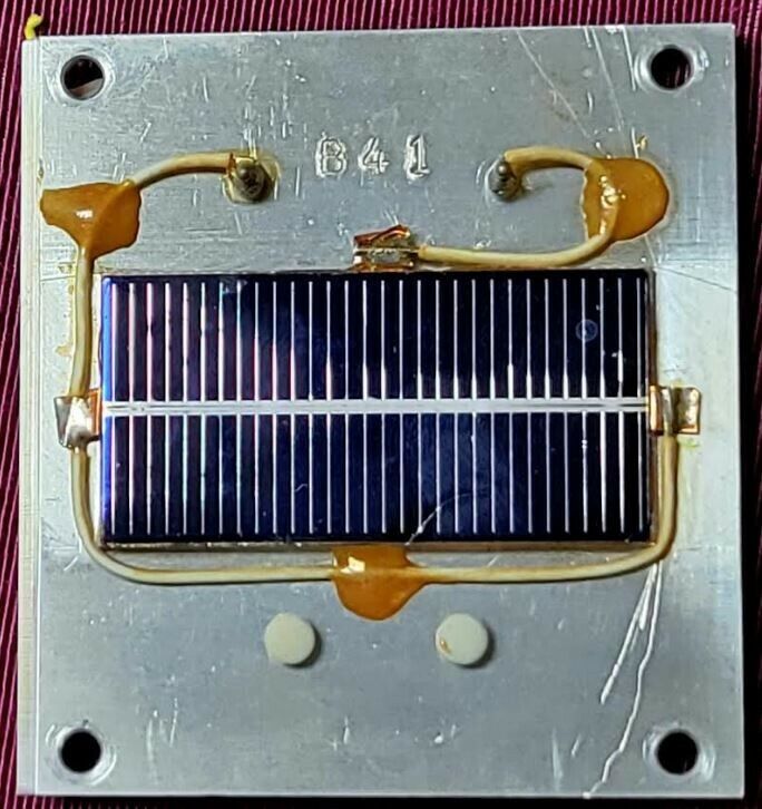NASA LDEF Calibration Solar Cell Flown in Space Approx. 5.7 