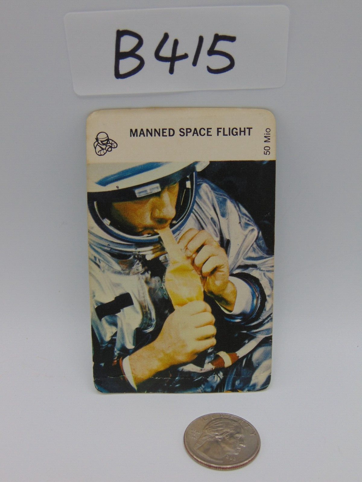 Vintage Nasa Space Program Space Shuttle Card Manned Space Flight 1967 MIO