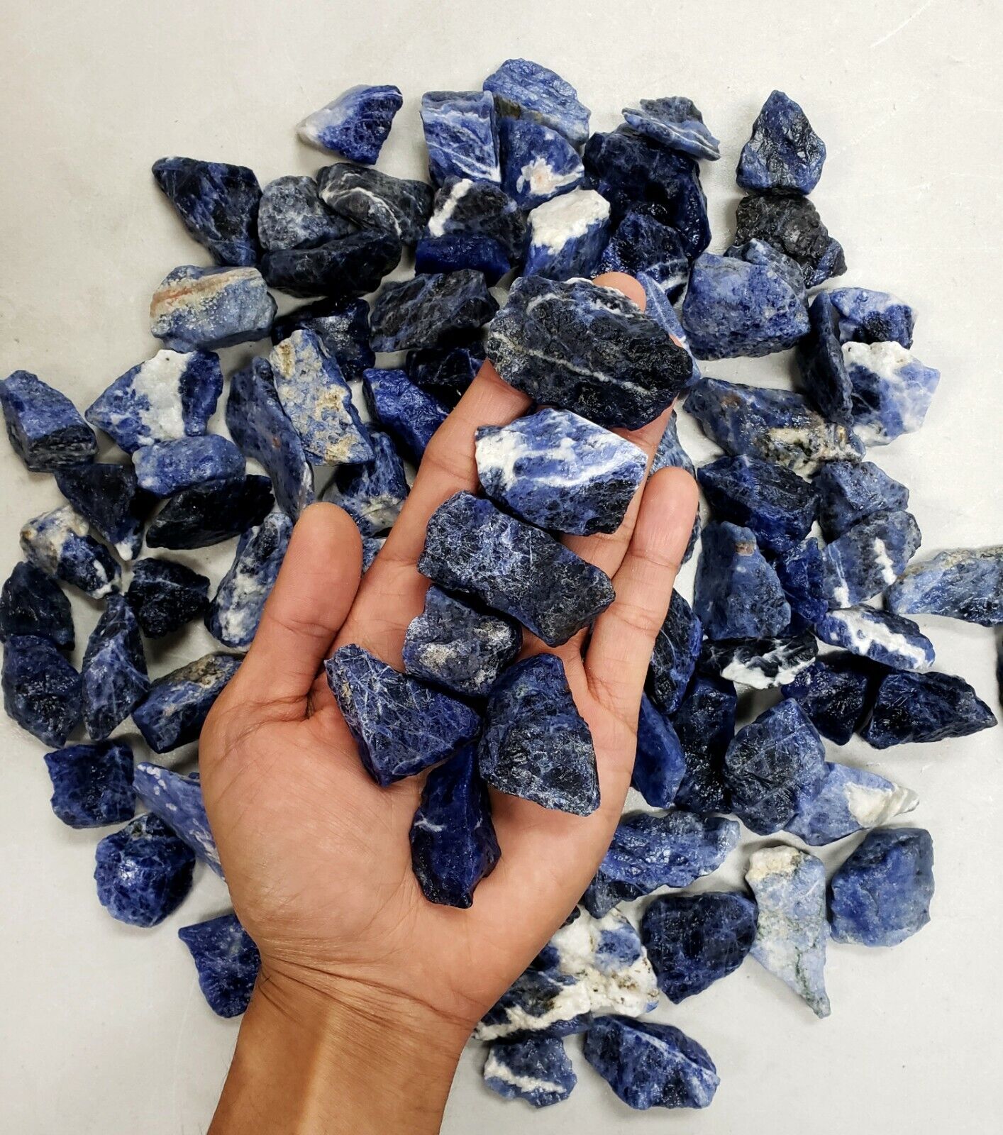 Sodalite Crystal - Sodalite Rough Stones - A Grade Raw Sodalite Wholesale Rocks