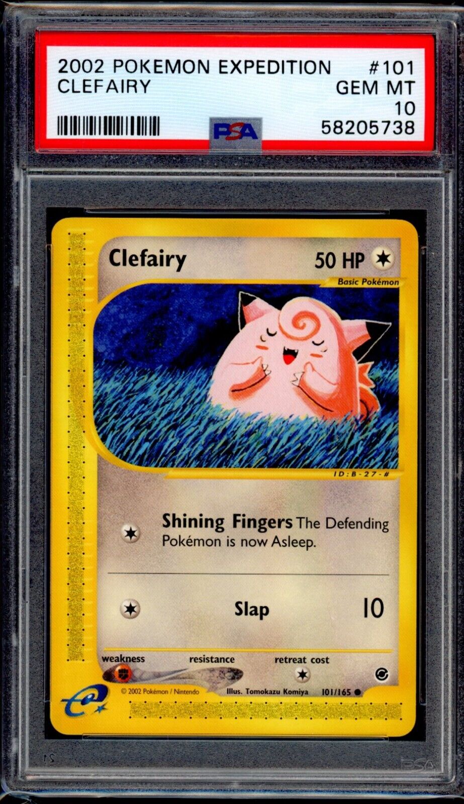 PSA 10 Clefairy 2002 Pokemon Card 101/165 Expedition