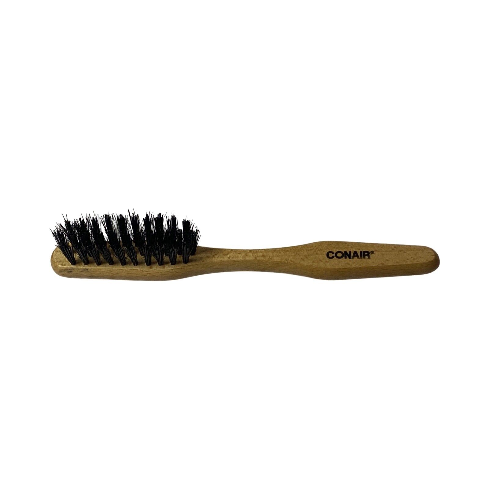 Vintage Conair Bristle Brush Professional Styling Hairbrush Wood Grain EUC