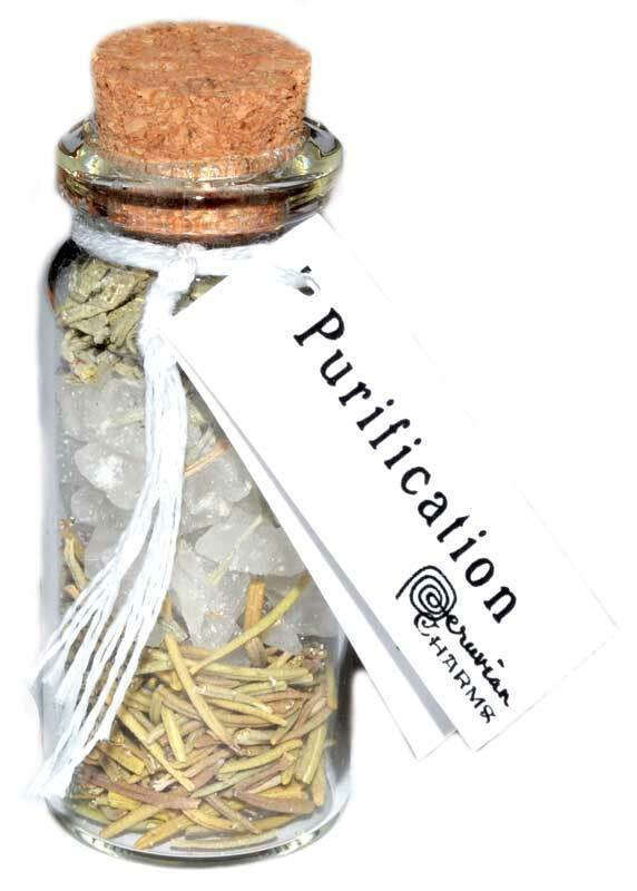 Peruvian Charms Purification Pre-Made Pocket Spell Bottle 2\
