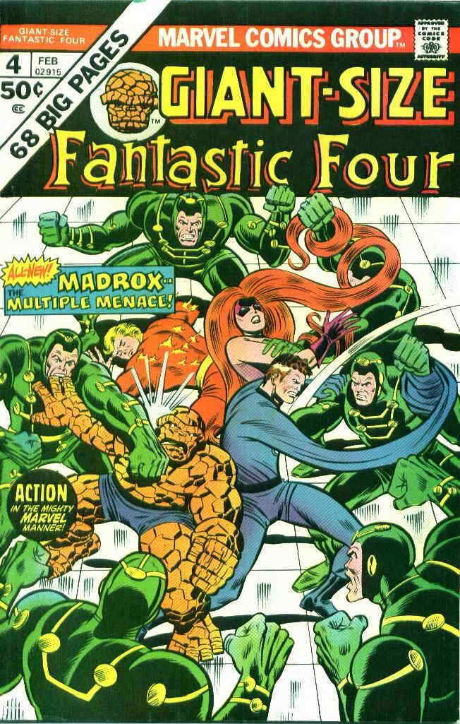 Giant-Size Fantastic Four #4 (with Marvel Value Stamp) VG; Marvel | low grade -