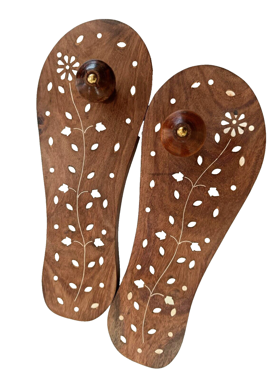 Wooden Khadau|Wooden Slippers| Charan Paduka  Khadau  Size 10