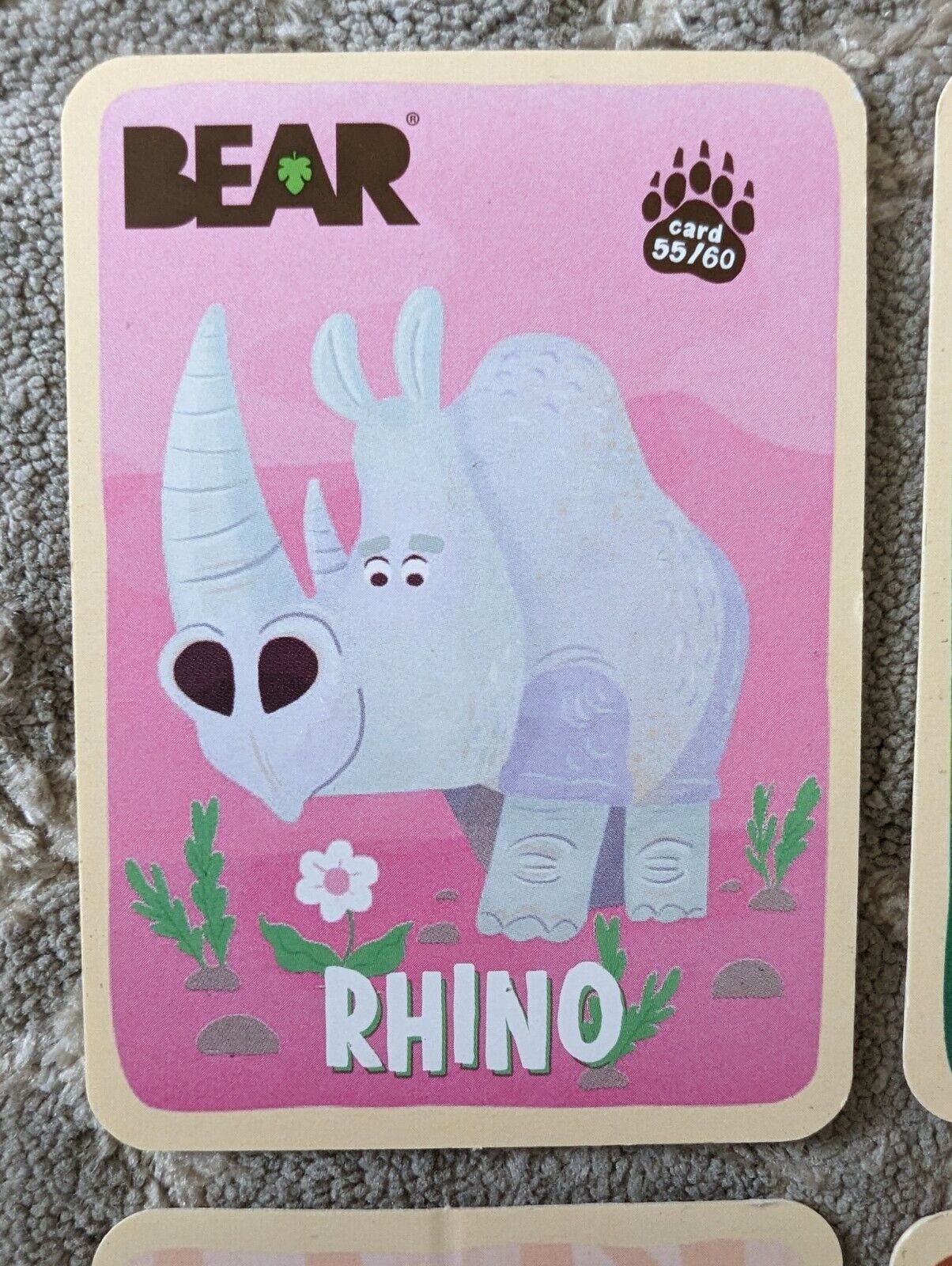 Bear Snack Animal Cards - Various animals