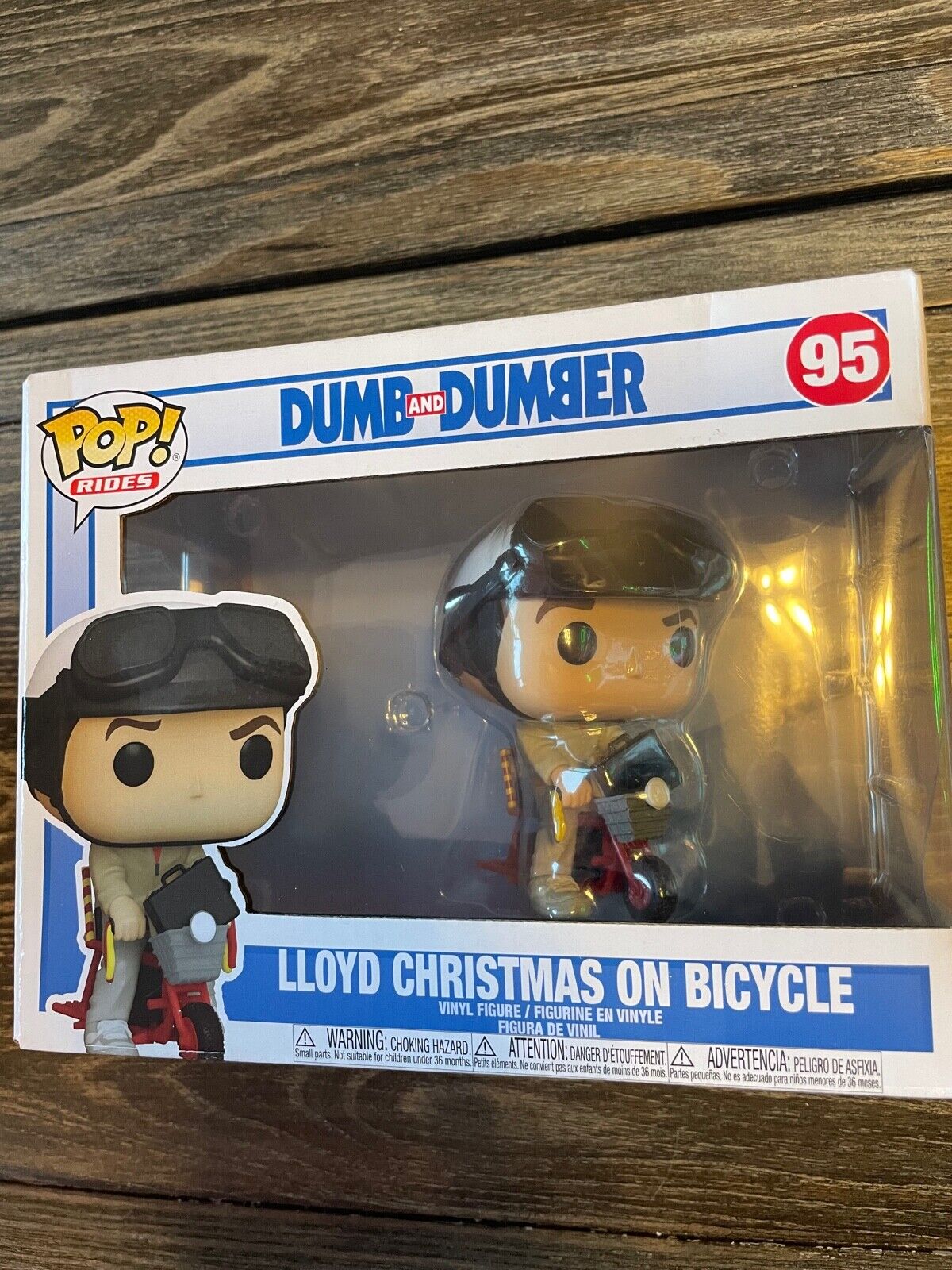 Pop Movies Dumb and Dumber Figure Rides - Lloyd Christmas on Bicycle #95