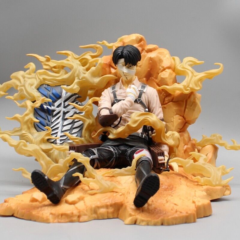 Anime Attack on Titan Levi Ackerman Figure PVC Statue Toy Gift Decor Collectible