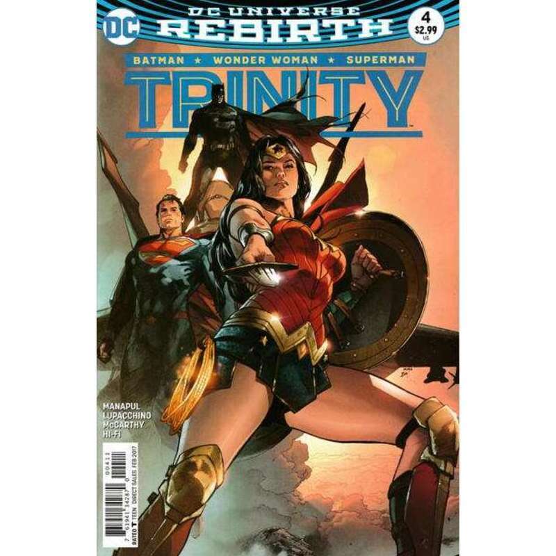 Trinity (2016 series) #4 in Near Mint condition. DC comics [j*