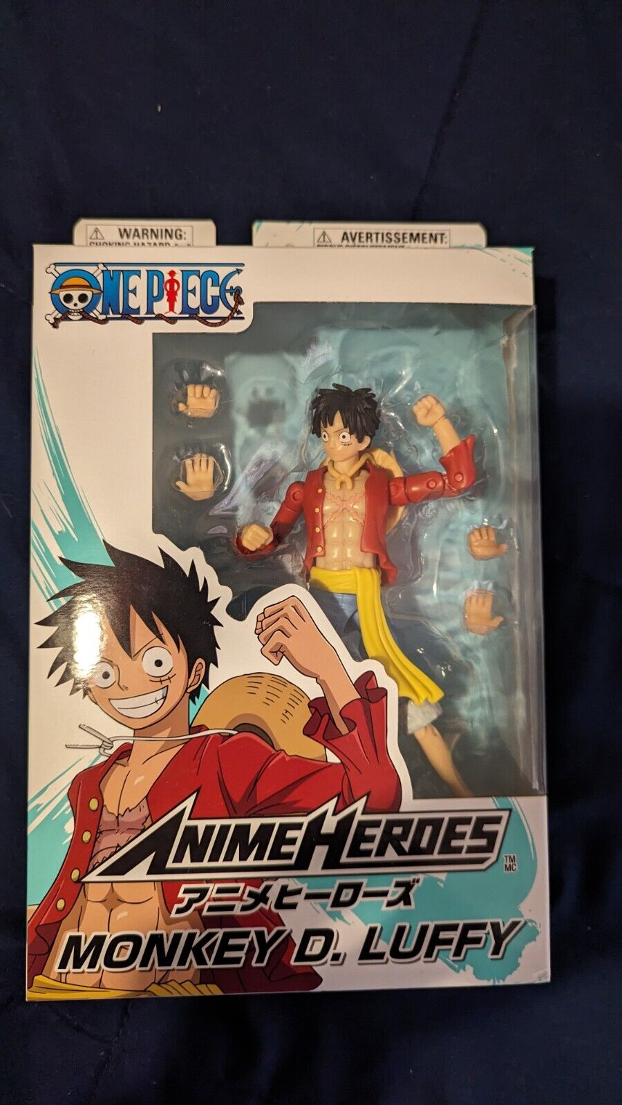 New Bandai Anime Heroes One Piece Monkey D. Luffy Action Figure Factory Sealed