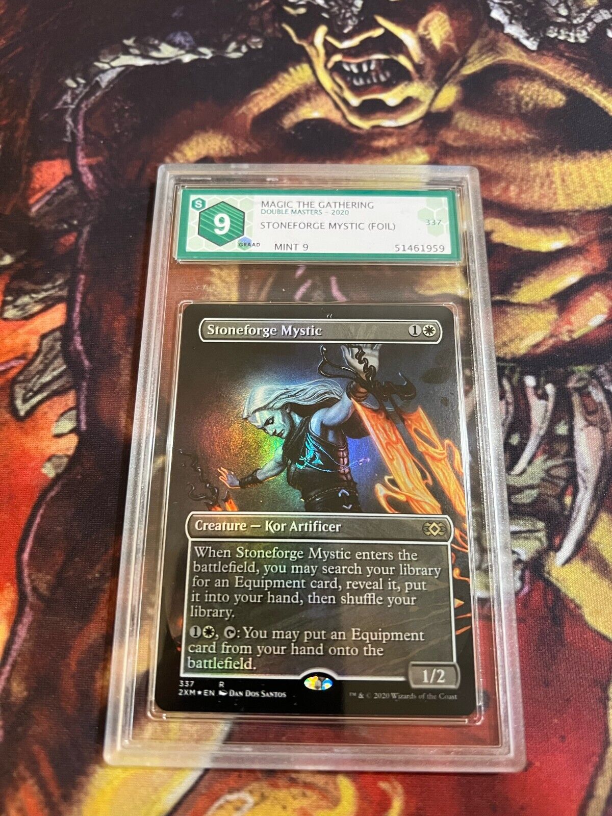 STONEFORGE MYSTIC FOIL DOUBLE MASTERS GRADED 9 MAGIC THE GATHERING MTG
